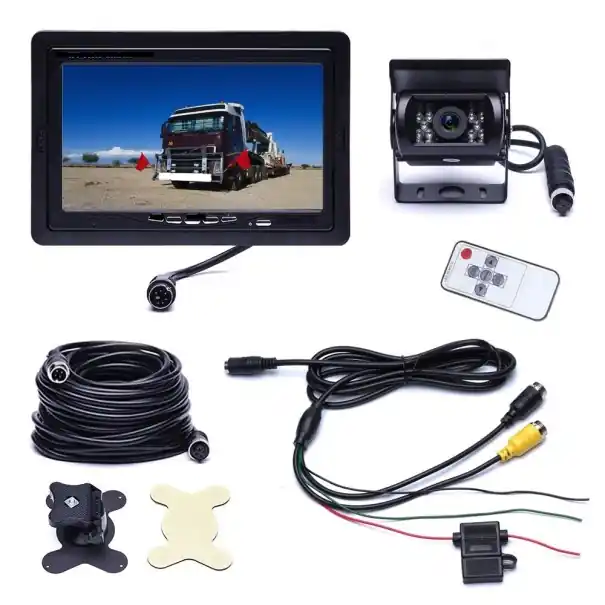Ofertă specială Cameră de mers înapoi cu 4 pini pentru camioane cu monitor LCD