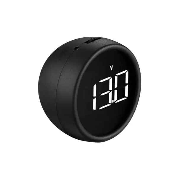 Ultima șansă Afișaj rotund Head Up OBD2 pentru mașină 6,4 x 6,2 cm Vitezometru cu alarmă Indicator consum, temperatură apei, tensiune și accelerație