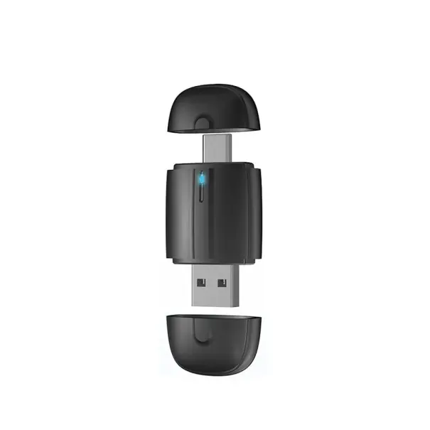 Adaptor wireless CarPlay și Android Auto 2025 2 în 1 Smart Mini Box USB & Type-C Plug & Play WiFi 5.8GHz BT actualizări OTA conectare Reduceri