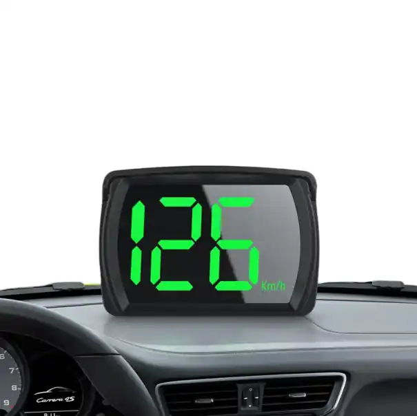 Vitezometru digital HUD GPS 8x5,4x3 cm Font mare Afișaj LED HD Sursă de alimentare USB Potrivit pentru toate mașinile Afișaj viteză Instalare ușoară Ieftin