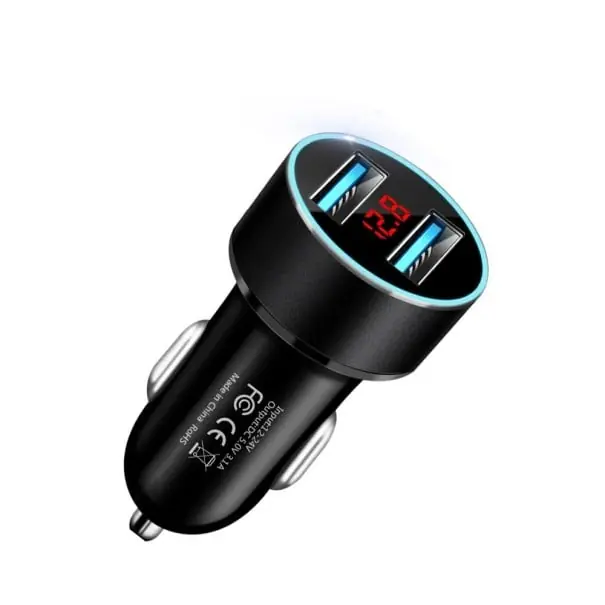 Ofertă Adaptor auto LED 2x USB