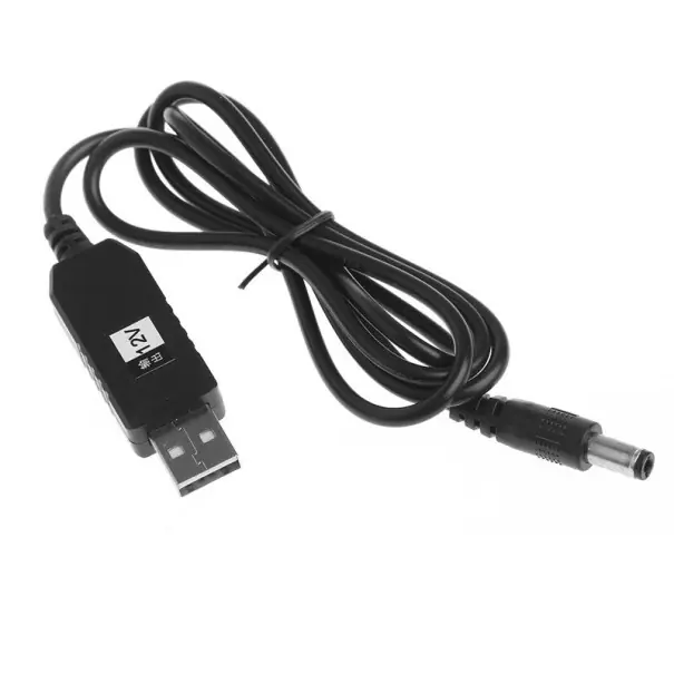 Convertor de tensiune USB 5 V la 12 V DC 5,5 x 2,1 mm K1052 Popular