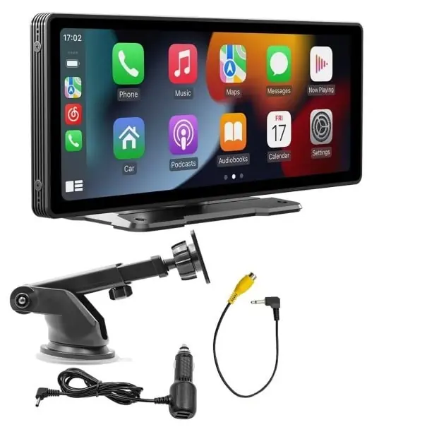 Ecran tactil HD universal pentru mașină cu suport Afișaj wireless Bluetooth Wi-Fi de 10,26 inchi pentru Apple CarPlay sau Android Auto Monitor de bord pentru mașină Chilipir