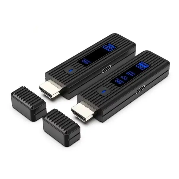 Popular Emițător și receptor HDMI wireless 1080P TV Stick 50M adaptor compatibil pentru laptop, cameră, monitor, proiector, extensie de semnal wireless