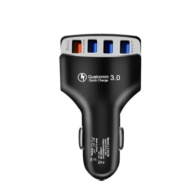 Încărcător auto 4 porturi USB Quick Charge Cumpărături sigure
