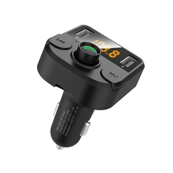 Preț redus Încărcător auto dual USB cu Bluetooth K828