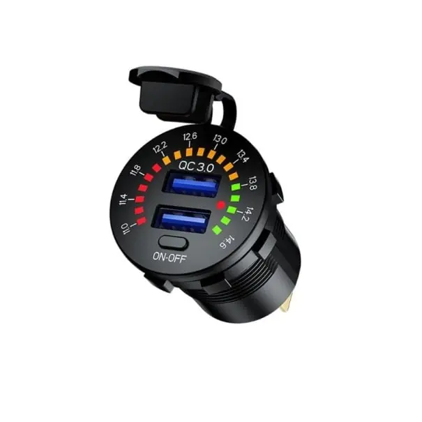 Încărcător auto dual USB cu capac K743 Ultima șansă