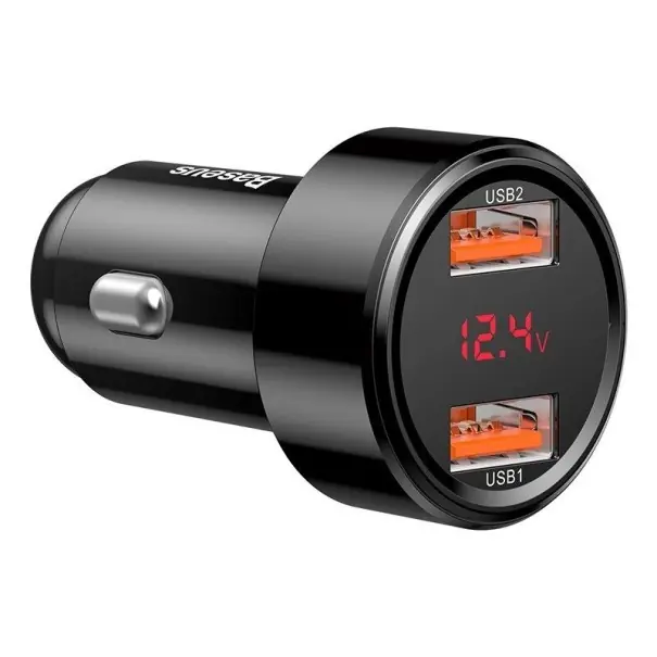 Cumpărături sigure Încărcător auto dual USB K782