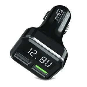 Încărcător auto USB dual cu afișaj K822 Ofertă de sezon