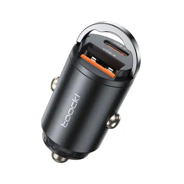 Încărcător rapid auto 33W cu porturi USB A și USB C, încărcător brichetă auto, încărcător rapid universal pentru telefon Livrare expres