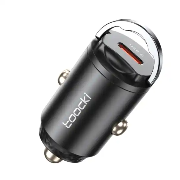 Cumpără acum Încărcător rapid pentru mașină de 45 W cu port USB C, încărcător rapid pentru brichetă, încărcare universală a telefonului în mașină, ieșire USB-C