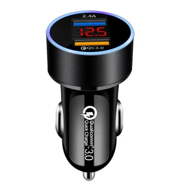 Ultima șansă Încărcător auto dual USB Quick Charge
