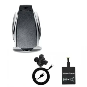 Încărcător auto fără fir cu receptor USB-C / Micro USB / Lightning K786 Retur gratuit