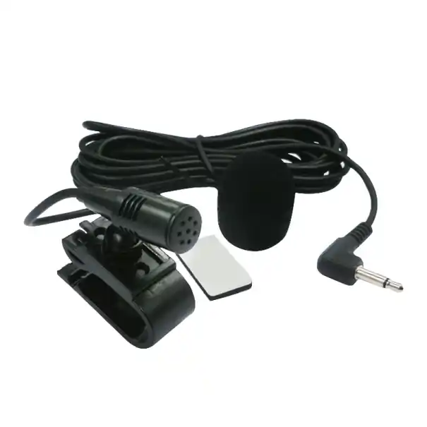 Microfon cu fir de 3,5mm pentru autoradio cu cablu de 3m Microfon extern universal cu clip și bază autocolantă pentru handsfree Vezi acum