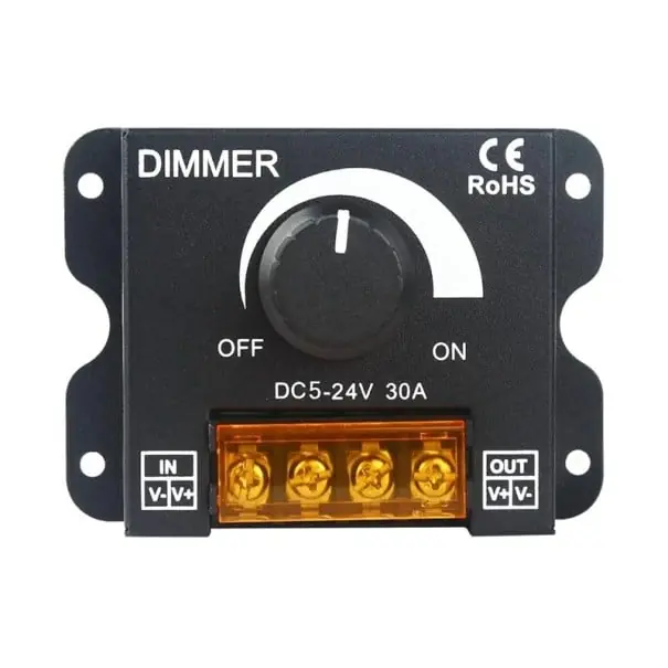 Ofertă de sezon Stmívitor 30A 360W regulator de tensiune pentru lumini, ajustabil, culoare neagră