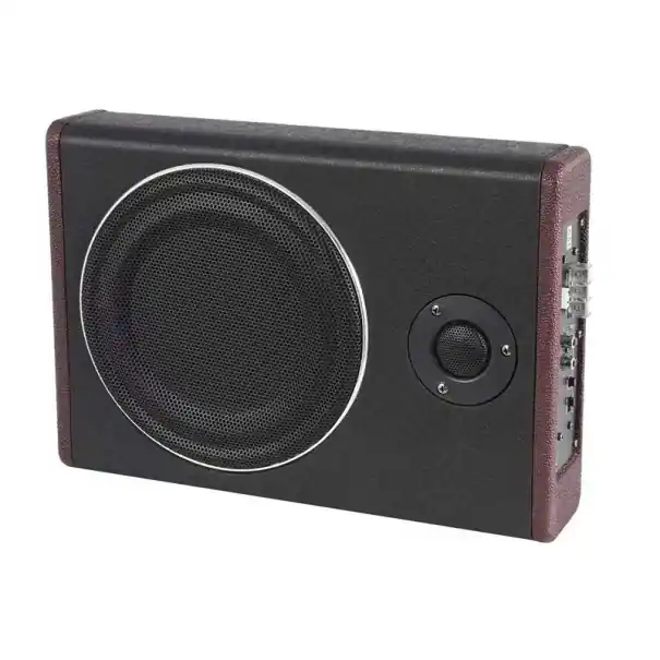Ofertă specială Subwoofer activ pentru mașină 36,5 x 26 x 6,8 cm 8" subwoofer ultra subțire sub scaun 12 V 600 W amplificator de bass