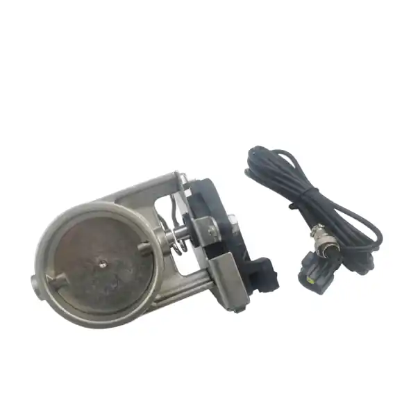 Preț mic Ventil electric de evacuare 51 mm Clapetă de evacuare din oțel cu motor și cablaj Clapetă electrică universală pentru modificarea sunetului evacuării și reglarea fluxului de gaze de evacuare