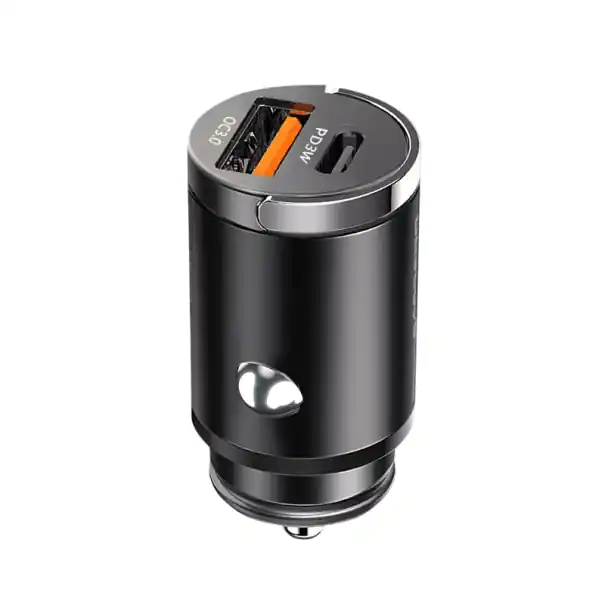Mini încărcător pentru brichetă PD30W USB C și USB A, încărcare rapidă de tip C, acceptă modele compatibile cu două dispozitive Cel mai bun preț