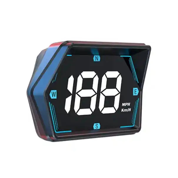 Vitezometru digital GPS Display head-up 7,7 x 5,3 x 2,8 cm Font mare Alarmă de viteză Busolă Alimentare USB Stand cu ventuză Cumpărături sigure