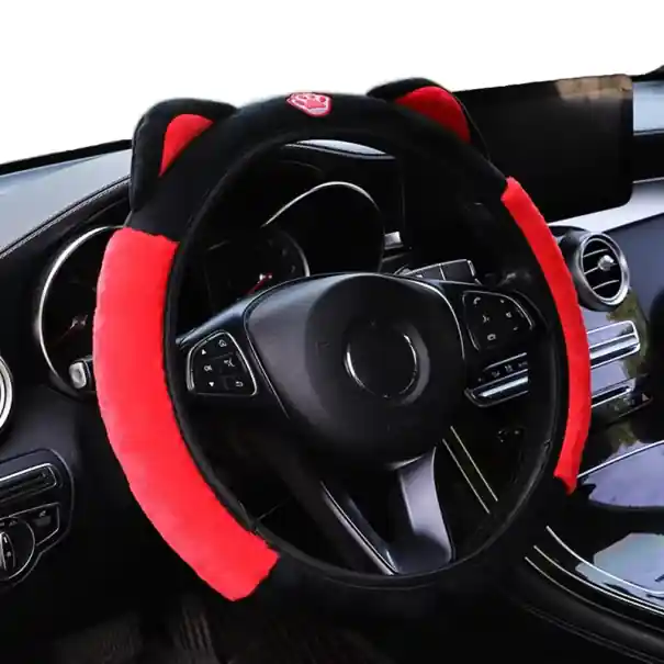 Cumpără online Drăguț pluș volan husă 30cm desene animate pisoi fără inel interior cald volan husă decorare interioară