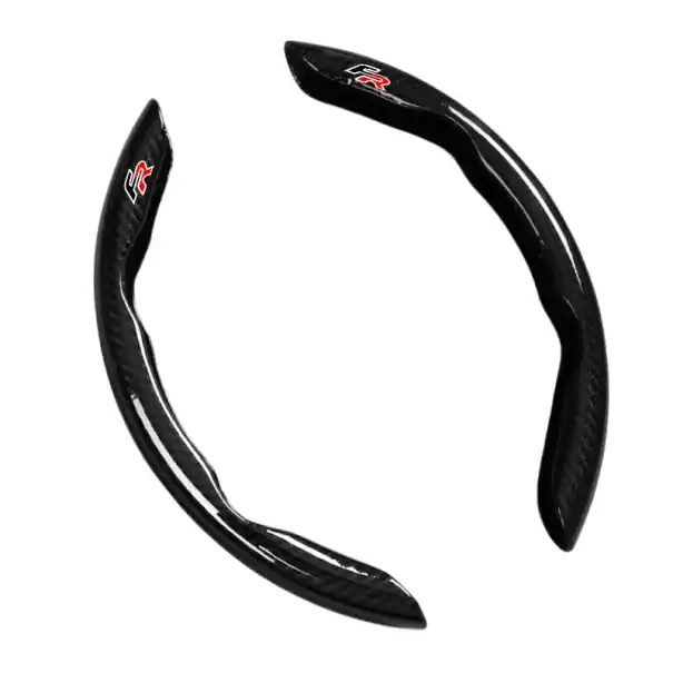 Fibră de carbon anti-alunecare volan capac interior auto capac protector decorare auto stil modern accesorii volan Preferatul clienților