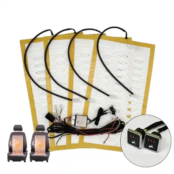 Kit universal de încălzire a scaunelor cu 2 locuri Kit de încălzire a scaunelor auto pentru instalare Kit suplimentar de încălzire a scaunelor de 12 V Plată securizată