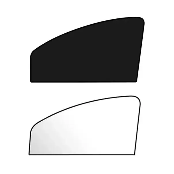 Ultima șansă Parasolare magnetice auto 80x50x20 cm 1 pereche perdele opace cu două fețe și magneți, protecție solară de vară pentru geamul mașinii