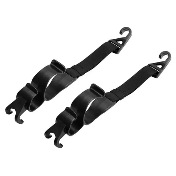 Reduceri 2 buc cârlige multifuncționale pentru tetiera auto 230 x 50 x 30 mm, suport pentru geantă și umbrelă, cârlig de depozitare pentru bancheta din spate, organizator ABS și nailon