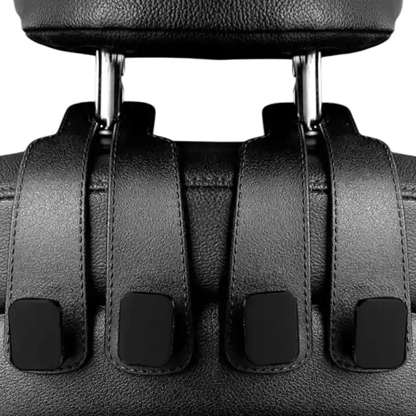 Lichidare de stoc 2 buc cârlige pentru tetiera auto 15,8 x 8,2 cm, suport pentru geantă și rucsac, organizator de scaun, suport cu cleme, accesorii interioare auto
