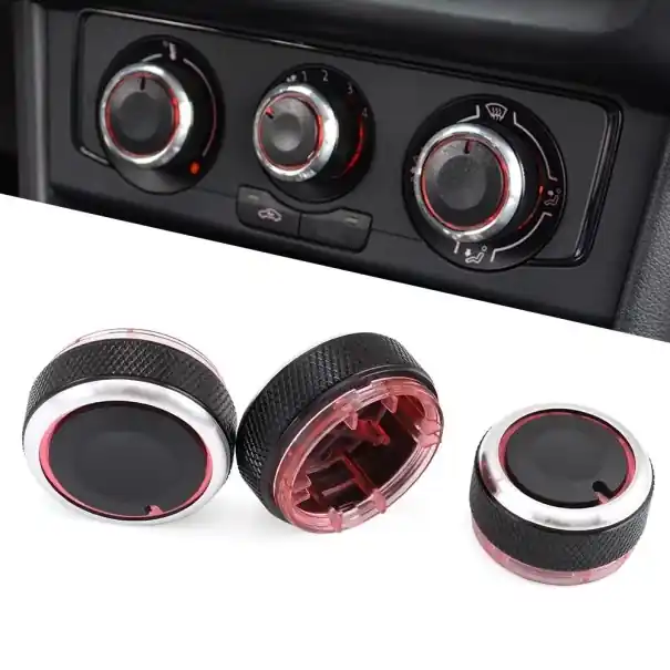 Retur gratuit Butoane pentru controlul climatizării VW Polo 3 buc