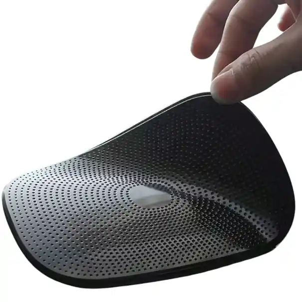 Covoraș auto antiderapant din silicon 15 x 10 cm, pernă adezivă neagră pentru bord, suport telefon mobil, pernă magică din material gel Super ofertă