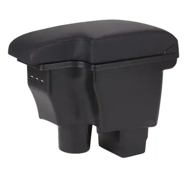 Cotiera din piele pentru Mazda CX-3 și Mazda 2 Skyactiv cu USB, cotieră glisantă cu box de depozitare din piele artificială, montaj simplu, accesorii auto Cumpără acum