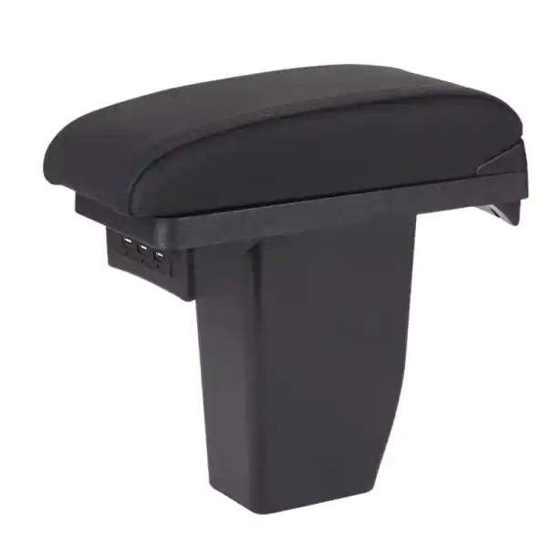 Bestseller Cotiera din piele pentru Peugeot 2008 cu USB cotieră glisantă cu cutie de depozitare montaj simplu accesorii auto din piele autentică