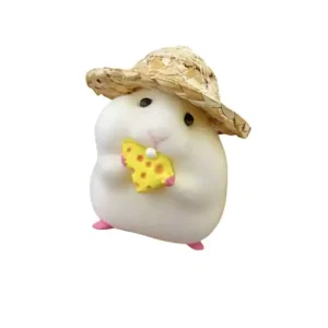 Ofertă exclusivă Decor pentru mașină cu motiv de hamster Accesoriu drăguț pentru interiorul mașinii Ornament pentru bord sau oglinda retrovizoare Accesoriu auto original