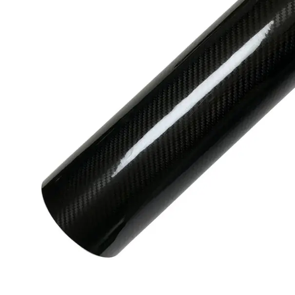 Promoție Folie auto autoadezivă 5D Black Carbon 50cmx300cm, cu efect lucios de carbon, pentru mașină și motocicletă