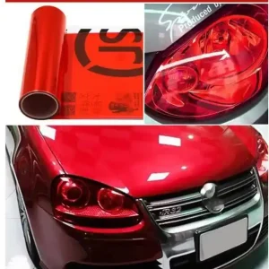 Folie autoadezivă transparentă colorată pentru faruri 30x60 cm Folie de protecție colorată pentru lumini Ușor de aplicat Impermeabilă Detașabilă Ofertă specială