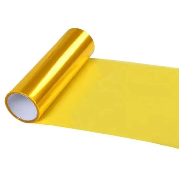 Folie de protecție pentru faruri galbenă 60x150 cm Folie autoadezivă pentru stopuri față și spate Folie vinil de protecție solară pentru mașini și motociclete Popular