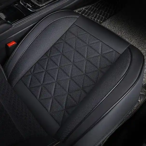Husa auto din piele impermeabila cu buzunar 52x49 cm Husa de protectie scaun auto Piele artificiala premium Accesoriu auto Perna confortabila pentru scaun Tapiteria scaunului Cumpără online
