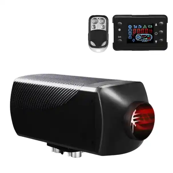 Încălzitor auto independent cu comutator LCD 5 - 8 KW 24V Încălzitor auto portabil cu telecomandă Încălzitor diesel pentru mașină, camion, furgonetă, cu accesorii de montare 38 x 13,5 x 13,5 cm Cel mai vândut