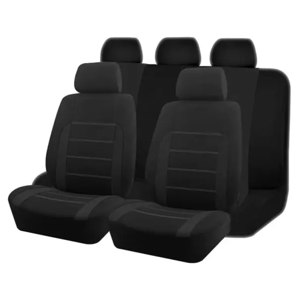 Livrare rapidă Huse de scaun auto universale pentru 5 locuri Huse de protectie pentru scaunele fata si spate Set huse scaun auto cu huse pentru spatar Poliester Instalare usoara