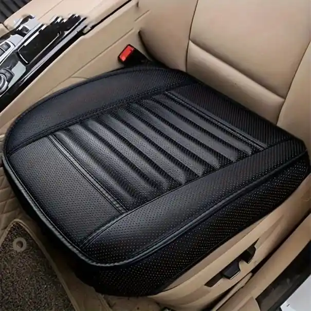 Husă pentru scaun auto din piele artificială premium, respirabilă, cu buzunar dublu Husă pentru scaun auto, impermeabilă, pernă confortabilă, protecție pentru scaun Ofertă specială