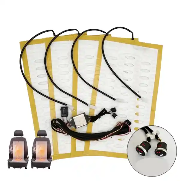 Kit universal de încălzire a scaunelor cu 2 locuri Kit de încălzire a scaunelor auto pentru instalare Kit suplimentar de încălzire a scaunelor de 12 V Preț promoțional