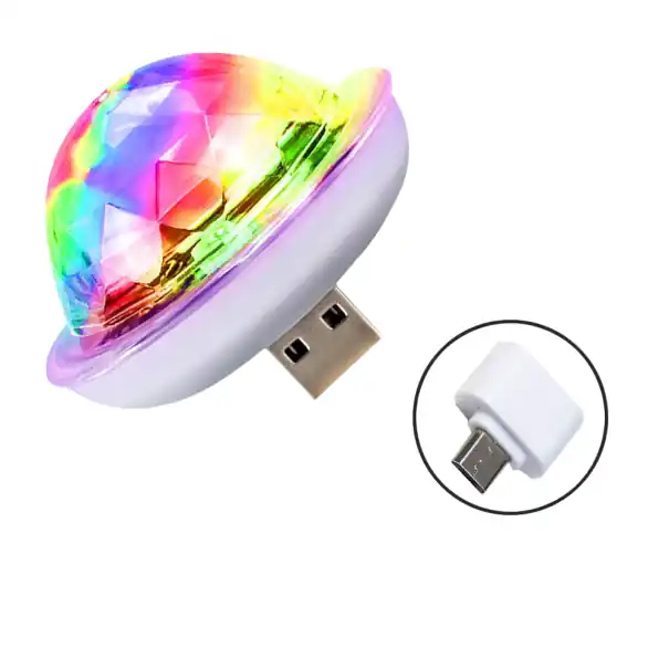 Mini lumina colorata Micro USB Lichidare de stoc