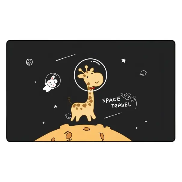 Parasolar magnetic pentru luneta mașinii, 78x50 cm, protecție UV, scut termic pliabil, cu tematică de girafă în spațiu, pentru copii și bebeluși Disponibil imediat