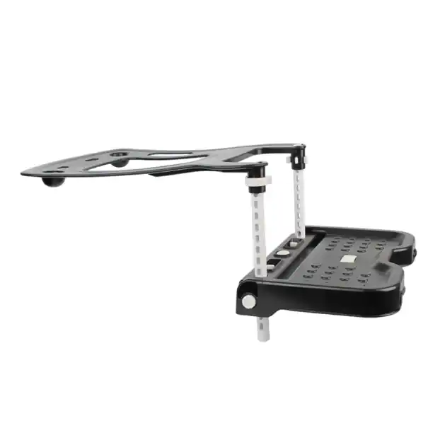 Opțiune ajustabilă pentru sprijinul picioarelor în mașină pentru copii 35 x 21,8 cm din plastic ABS și structură metalică Suport ergonomic Călătorie confortabilă Cumpărături sigure