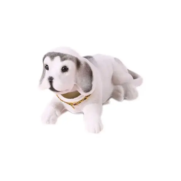 Preț redus Ozdoba pe auto Cap de câine tremurător Câine jucărie care dă din cap Figurina decorativă