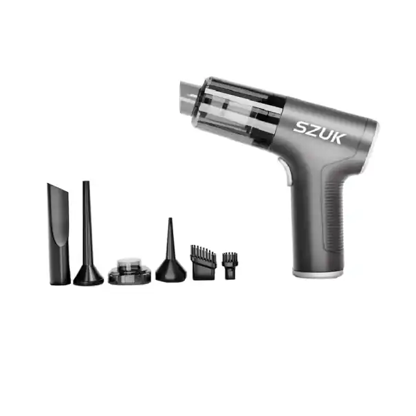 Vezi acum Pistol cu aer pentru curățarea mașinii Filtru de aer fără fir Suflantă electrică de praf cu aer comprimat Mini aspirator portabil 20 x 18 x 5,5 cm