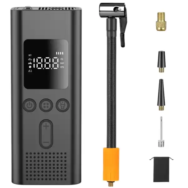 Pompă de aer electrică wireless 150PSI 160x65x44 mm compresor portabil pentru anvelope auto bicicletă motocicletă accesorii pentru ciclism Ofertă