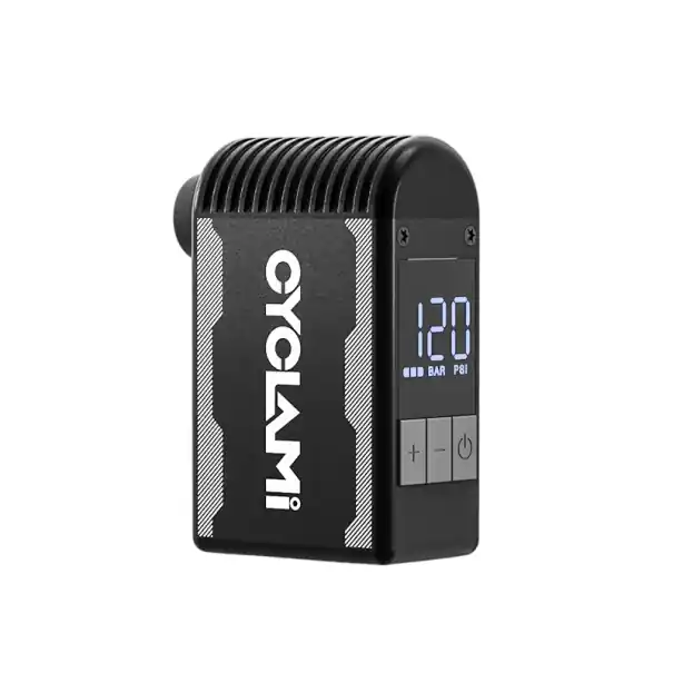 Reducere extra Pompă electrică portabilă pentru bicicletă CYCLAMI 120PSI 73.6x45x28.6 mm Mini compresor Valvă Schrader Presta Umflare rapidă A2S