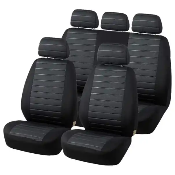 Calitate înaltă Poturi universale pentru scaunele din față și din spate ale mașinii, poliester pentru sedan, SUV, furgonete, camioane